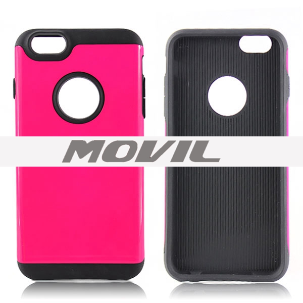 NP-2440 2 en 1 tpu    pc funda para Apple  iPhone 6 plus-5